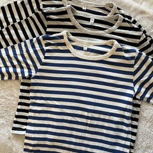 Boys Stripe Long Sleeve Shirt, set of 3